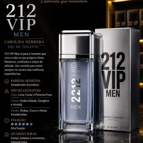 Perfume 212 vip Men 200 ml original