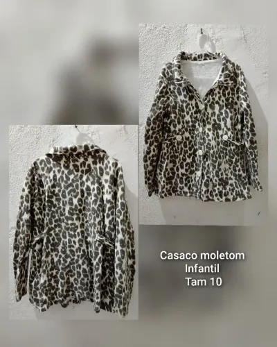 Casaquinho Infantil Animal Print