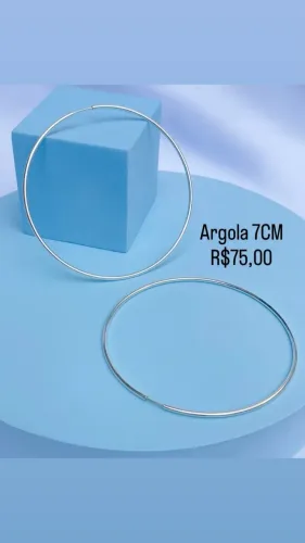 Argola Prata 925