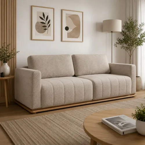 Sofá Living Dunas 2.10 de largura Linho - Novo e embalado!!