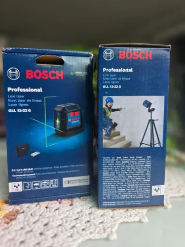 Bosch Nível a Laser verde GLL 12-22 G, 12m - Nacional - Garantia - Novo - Lacrado
