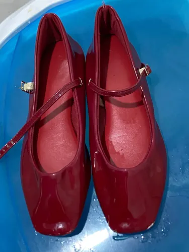 Sapato Feminino Vermelho Verniz - Seminovo