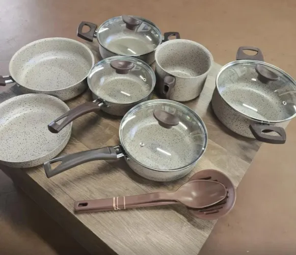 Kit panela de teflon antiaderente 