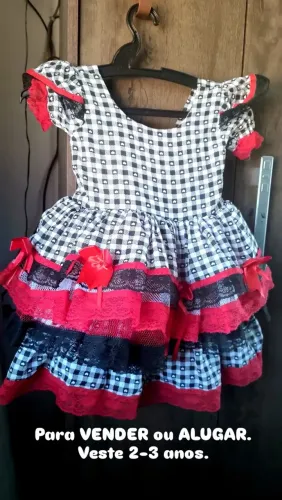 Vestido Junino 3 anos