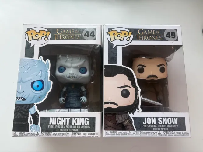 Funko pop jon snow e night king