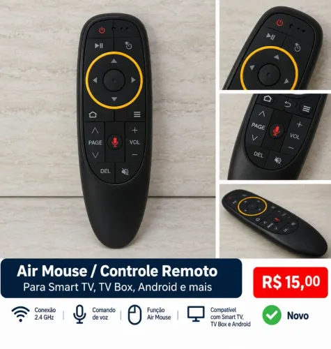 Controle remoto TV box
