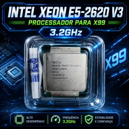 Processador Xeon E5-2620v3 para placa mãe X99