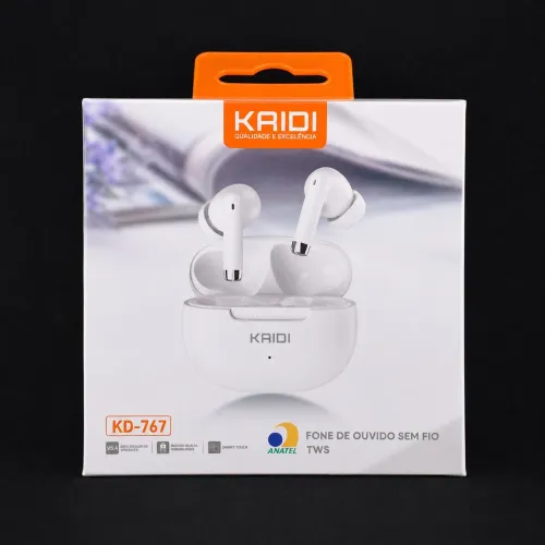 Fone Bluetooth TWS Kaidi KD-767 - Qualidade, Conforto e Praticidade