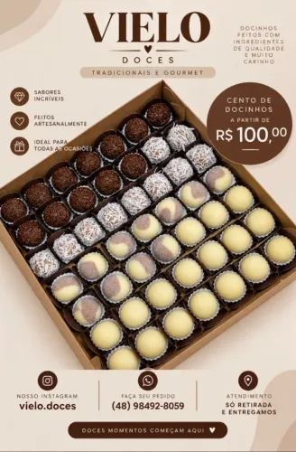 Doces gourmet e tradicional