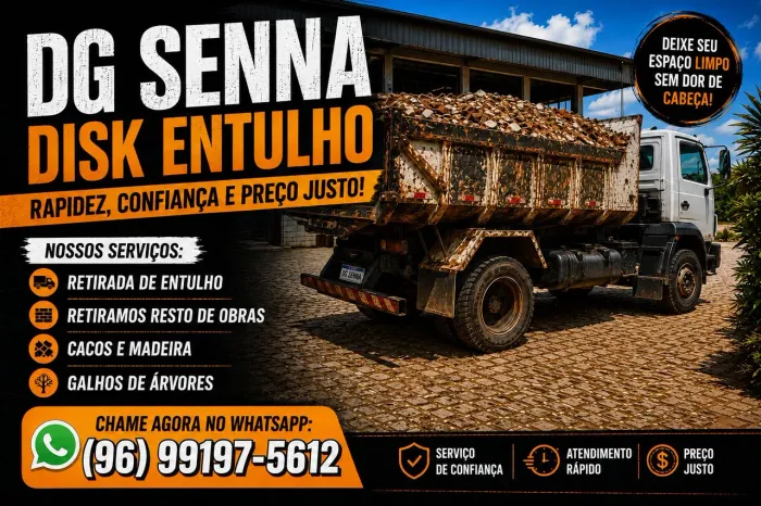 Fazemos retirada de entulho