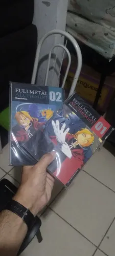 Mangá fullmetal alchemist vol 1 e 2