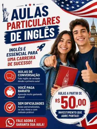 Aula particular de Inglês Online!