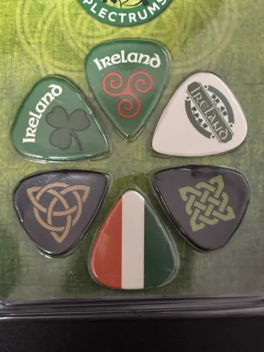 Palhetas de guitarra da Irlanda