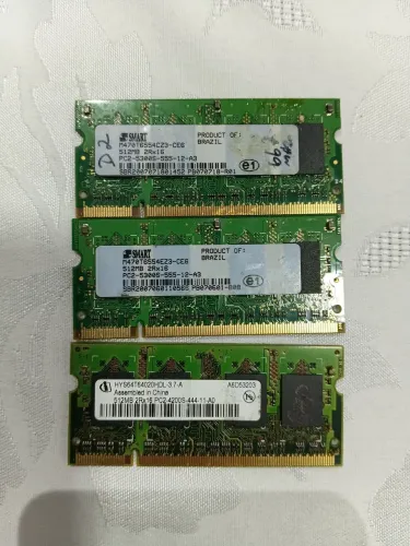 RAM ddr2 512mb preço unitário 