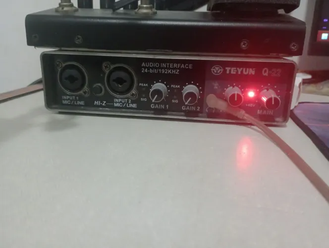Interface de audio Teyun q22 