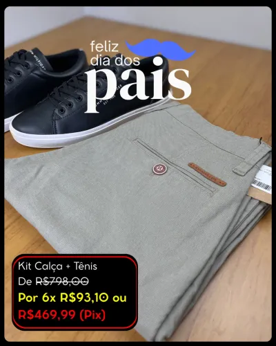 Kit calça + tênis