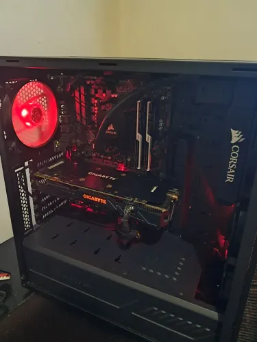 Pc gamer completo acompanha monitor 144hz AOC hero Ryzen 4600G 16gb 3200mhz 1070 ti