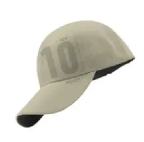 Kit 10 bonés bege masculina, algodão aba curva subliminar 62cm