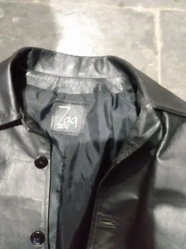 Blazer couro masculino