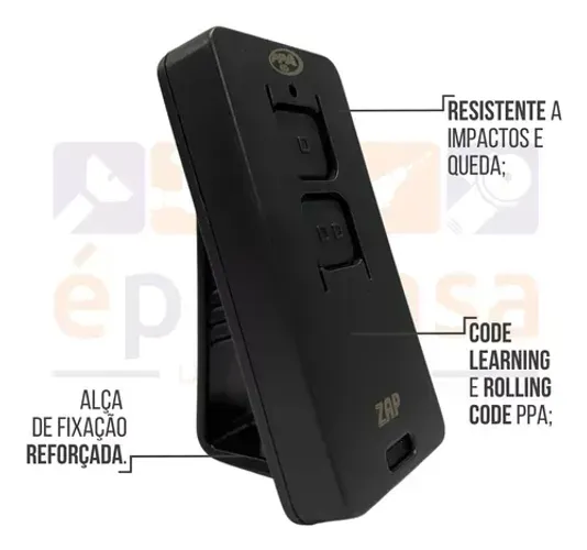 kit 03 controle ipec 433.92mhz +acessorios bateria suporte.