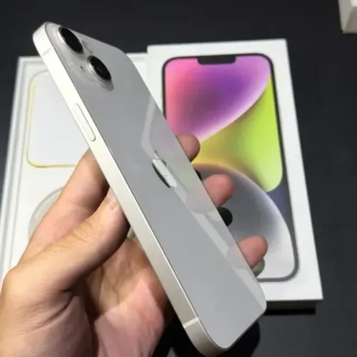 iPhone 14 Plus 128GB Branco! Nunca mexido! Com caixa! Chip físico e virtual! Acc cartão!