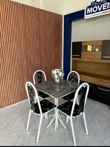 Mesa tubolar 4 cadeiras
