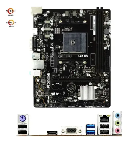 Kit Ryzen 5 3500 + Placa Mãe Biostar A320MH - R$ 570