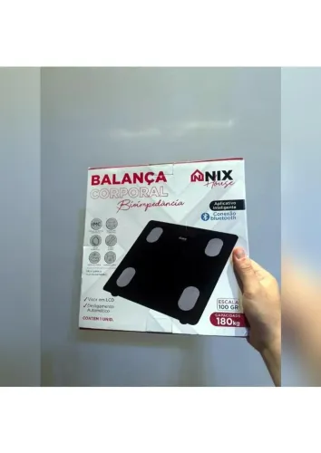 Balança Bioimpedância Bluetooth Onix House 180kg - Nova
