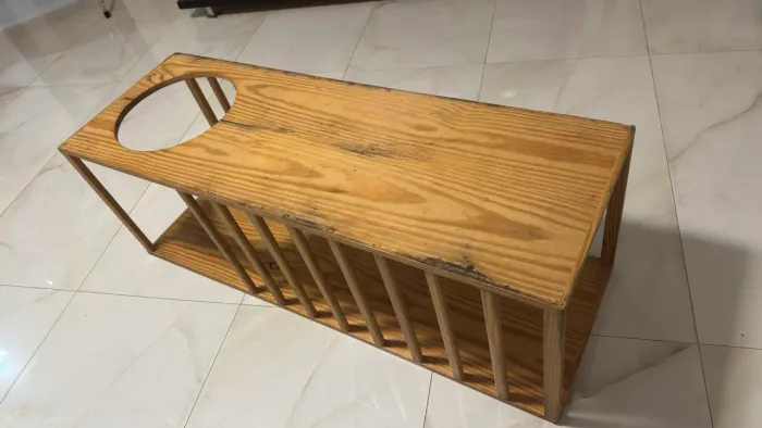 Móvel atividade estilo Pikler Montessori de madeira