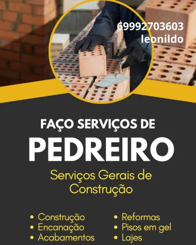 Pedreiro profissional