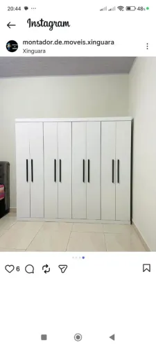 Guarda roupa 8 portas e 4 gavetas 