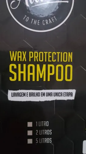 5 litros shampoo automotivo pH neutro com cera
