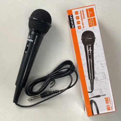 Microfone com fio karaoke - Faço entrega