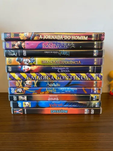 Cirque du Soleil - Lote Especial com Grandes Espetáculos (DVDs Raros para Colecionadores)
