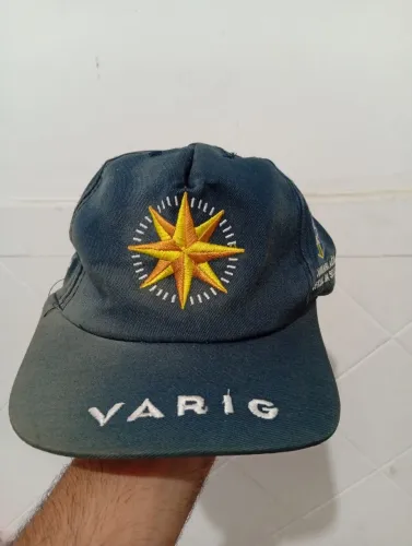 Boné Varig CBF antigo raro 