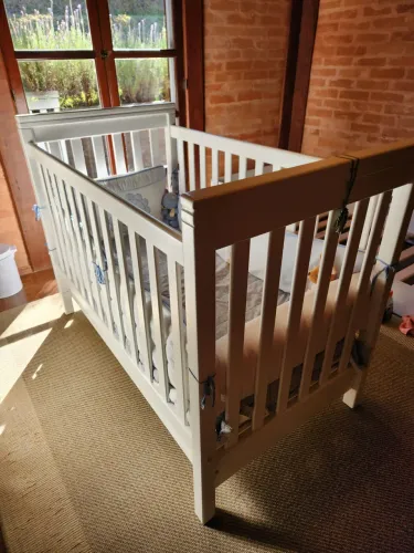 Berço e mini cama madeira maciça