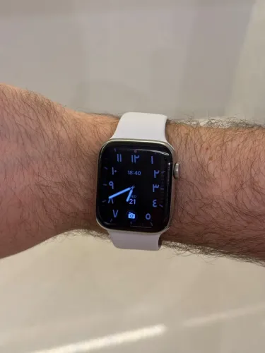 Apple Watch Series 6 de 44 mm, aço inoxidável, GPS + Cellular