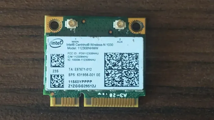 Cartão minipci-e Intel Centrino Wireless-N 1030 com bluetooth tamanho half para notebook