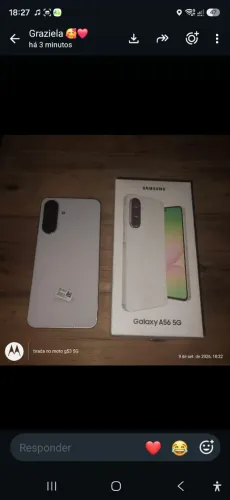 Vendo celular Samsung A56 256GB em.otimo estado