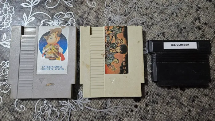 Lote de 3 jogos nes nintendo nintendinho