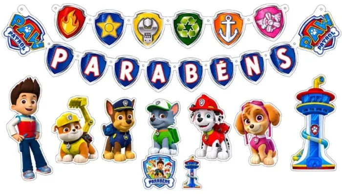 Kit Painel + Display Patrulha Canina