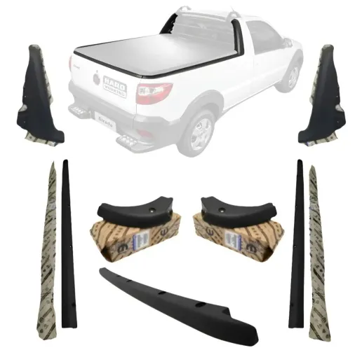 Kit Moldura Acabamento Caçamba Fiat Strada Working Original