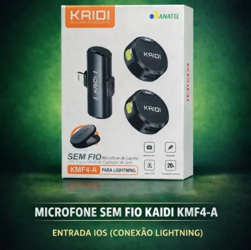Microfone de Lapela de Iphone com 2 Microfones.