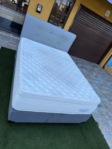 Cama box Casal MAXFLEX SEMINOVA TOP - Entrego!