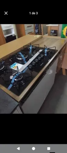 Balcão com Cooktop 5 bocas