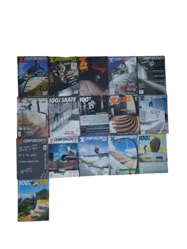 Coleção De Revistas Tribo Skate E 100% Skate (Antigas / Conservadas)