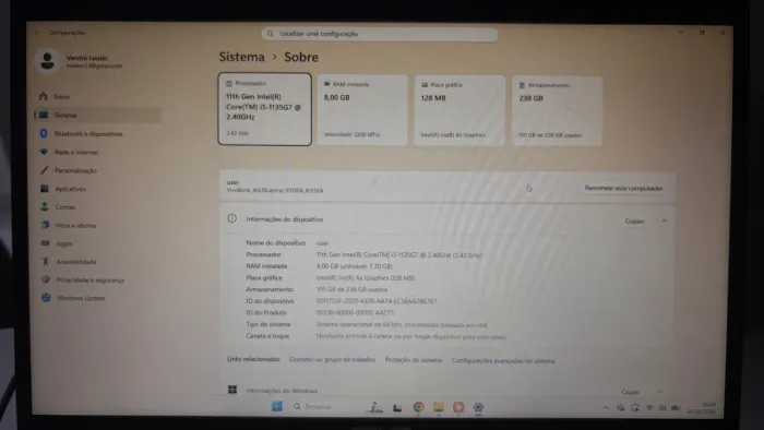 Notebook Asus