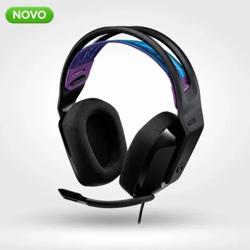 Headset Gamer Logitech G335 Original Com Microfone P2