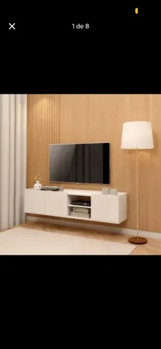 Rack suspenso multiuso para tv até 60 polegadas
