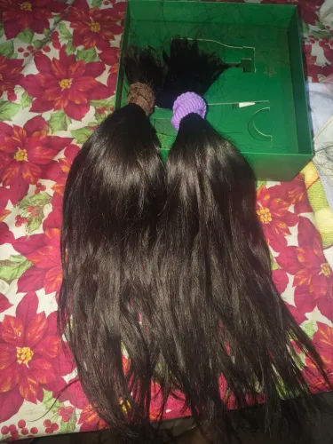 Cabelo indiano um pouco ondulado